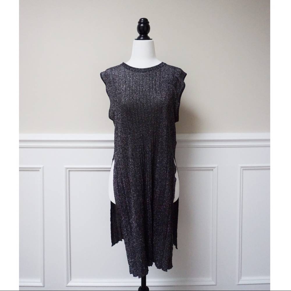 DIESEL glittery pleated style long tunics